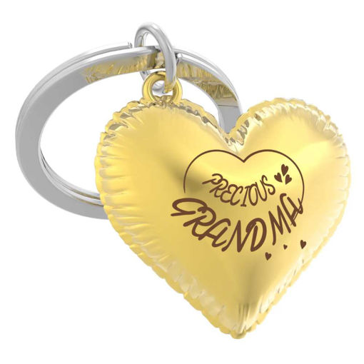 Picture of HEART SHAPE KEY RING -  PRECIOUS GRANDMA
